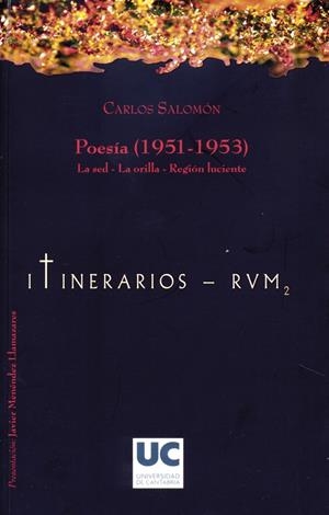 POESÍA (1951-1953) | 9788481025170 | SALOMÓN, CARLOS