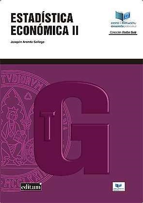 ESTADÍSTICA ECONÓMICA II | 9788417157357 | ARANDA GALLEGO, JOAQUÍN
