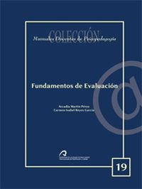 FUNDAMENTOS DE EVALUACIÓN | 9788496131712 | MARTÍN PÉREZ, ARCADIA / REYES GARCÍA, CARMEN ISABEL