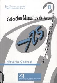 HISTORIA GENERAL | 9788496131699 | SIERRA MOLINO, ROSA / SANTANA PÉREZ, GERMÁN