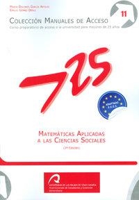 MATEMÁTICAS APLICADAS A LAS CIENCIAS SOCIALES | 9788492777600 | GARCÍA ARTILES, Mª DOLORES / GÓMEZ DÉNIZ, EMILIO