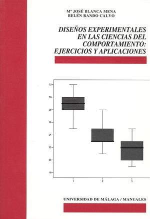 DISEÑOS EXPERIMENTALES EN LAS CIENCIAS DEL COMPORTAMIENTO | 9788497470681 | BLANCA MENA, Mª JOSÉ / RANDO CALVO, BELÉN