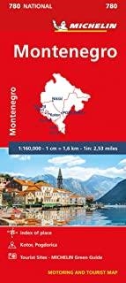 MONTENEGRO : MAPA 780 | 9782067248229