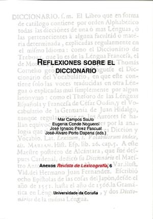 REFLEXIONES SOBRE EL DICCIONARIO | 9788484871156