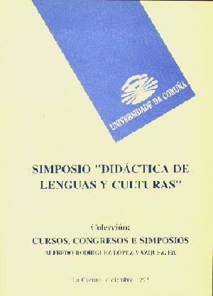 SIMPOSIO: DIDÁCTICA DE LENGUAS Y CULTURAS | 9788488301765