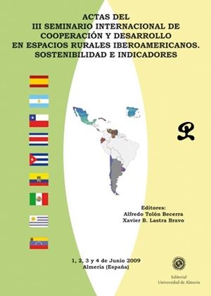 ACTAS DEL III SEMINARIO INTERNACIONAL DE COOPERACIÓN Y  DESARROLLO EN ESPACIOS RURALES IBEROAMERICANOS. | 9788482409344 | TOLÓN BECERRA, ALFREDO