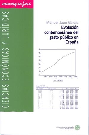 EVOLUCIÓN CONTEMPORÁNEA DEL GASTO PÚBLICO EN ESPAÑA | 9788482407005 | JAÉN GARCÍA, MANUEL