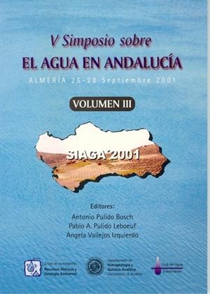 V SIMPOSIO SOBRE EL AGUA EN ANDALUCÍA (3 TOMOS) | 9788482404608 | VALLEJOS IZQUIERDO, ÁNGELA