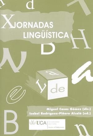 JORNADAS DE LINGÜÍSTICA, X | 9788498281828 | VARIOS AUTORES