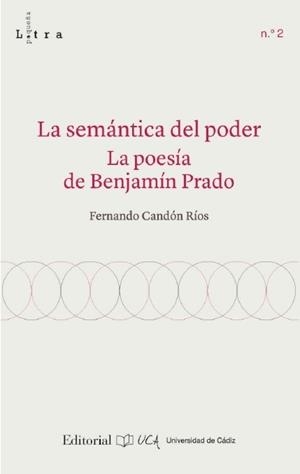 SEMÁNTICA DEL PODER, LA. LA POESÍA DE BENJAMÍN PRADO | 9788498288247 | CANDÓN RÍOS, FERNANDO