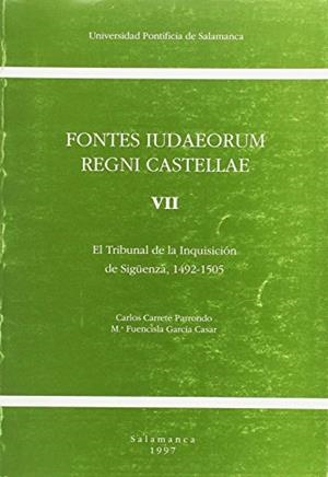 FONTES IUDAEORUM REGNI CASTELLAE VII | 9788472993990 | CARRETE PARRONDO, CARLOS / GARCÍA CASAR, MARÍA FUENCISLA