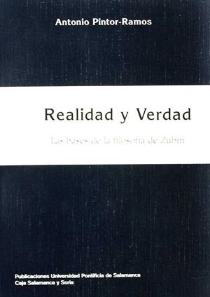 REALIDAD Y VERDAD | 9788472993150 | PINTOR-RAMOS, ANTONIO