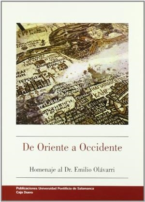 DE ORIENTE A OCCIDENTE | 9788472994393 | VARIOS AUTORES