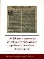 DECISIONES Y SENTENCIAS DE TRIBUNALES ELESIÁSTICOS ESPAÑOLES SOBRE EL CAN. 1095, 2º Y 3º | 9788472994539 | VARIOS AUTORES