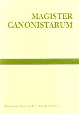 MAGISTER CANONISTARUM | 9788472993228 | VARIOS AUTORES