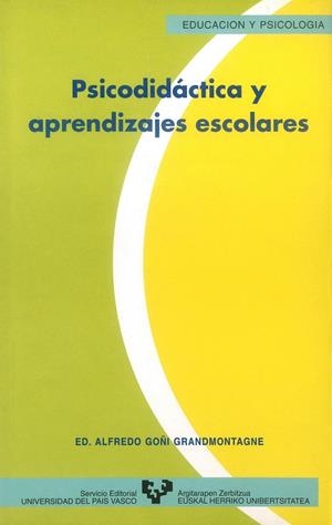 PSICODIDÁCTICA Y APRENDIZAJES ESCOLARES | 9788475857060