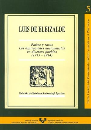 PAÍSES Y RAZAS. LAS ASPIRACIONES NACIONALISTAS EN DIVERSOS PUEBLOS (1913-1914) | 9788483731215 | ELEIZALDE BREÑOSA, LUIS DE