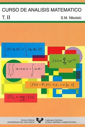 CURSO DE ANÁLISIS MATEMÁTICO. TOMO II | 9788475856698 | NIKOLSKI, SERGUIEI MIJAILOVICH
