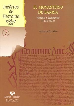MONASTERIO DE BARRÍA, EL | 9788498607932 | PAZ MORO, AGURTZANE