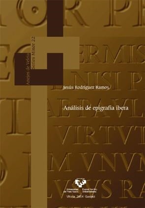 ANÁLISIS DE EPIGRAFÍA ÍBERA | 9788483736784 | RODRÍGUEZ RAMOS, JESÚS
