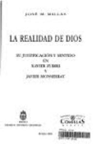 REALIDAD DE DIOS, LA | 9788484681175 | MILLÁS, JOSÉ M.