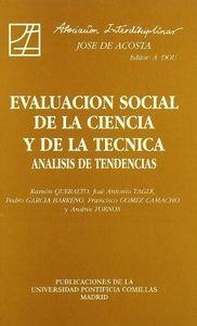 EVALUACIÓN SOCIAL DE LA CIENCIA Y DE LA TÉCNICA | 9788487840890 | VARIOS AUTORES