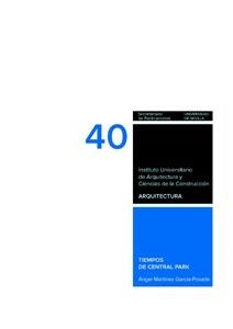 TIEMPOS DE CENTRAL PARK | 9788447213252 | MARTÍNEZ GARCÍA-POSADA, ÁNGEL