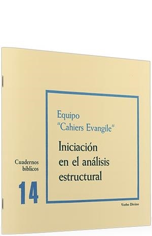 INICIACION EN ANALISIS ESTRUCTURAL | 9788471512208 | EQUIPO CAHIERS EVANGILE