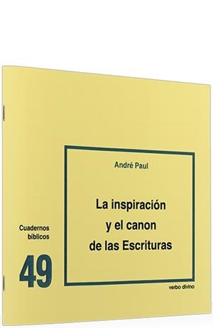 INSPIRACION CANON ESCRITURAS | 9788471514011 | PAUL, ANDRE