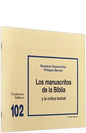 MANUSCRITOS BIBLIA CRITICA TEXTUAL | 9788481693539 | DUPONT-ROC, ROSELYNE