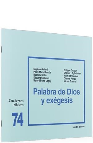 PALABRA DIOS EXEGESIS | 9788471517715 | EQUIPO CAHIERS EVANGILE
