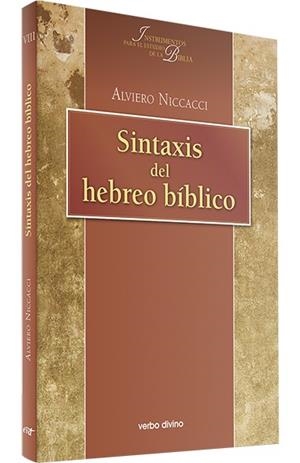 SINTAXIS HEBREO BIBLICO | 9788481694796 | NICCACCI, ALVIERO