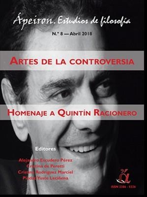 ARTES DE LA CONTROVERSIA. HOMENAJE A QUINTÍN RACIONERO | 9788417182854 | VARIOS AUTORES