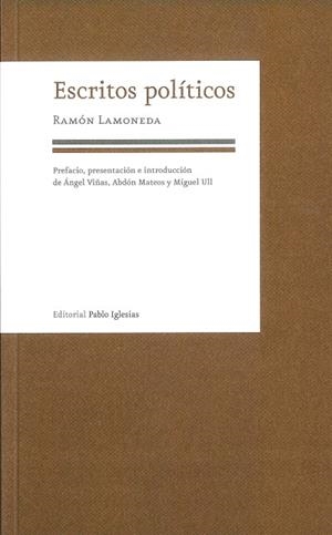 RAMÓN LAMONEDA | 9788495886644 | FUNDACIÓN PABLO IGLESIAS