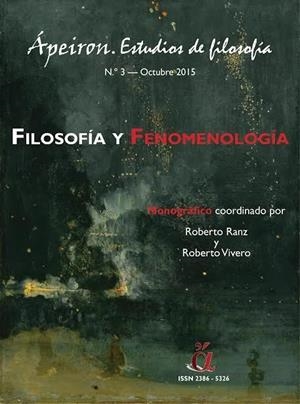 FILOSOFÍA Y FENOMENOLOGÍA | 9788494425295