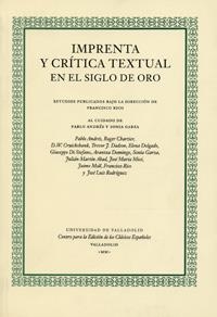 IMPRENTA Y CRÍTICA TEXTUAL EN EL SIGLO DE ORO (2ª REIMP.) | 9788484480990 | RICO MANRIQUE, FRANCISCO
