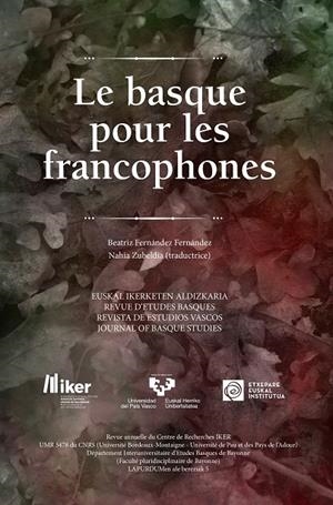 LE BASQUE POUR LES FRANCOPHONES | 9788413192420 | FERNÁNDEZ FERNÁNDEZ, BEATRIZ