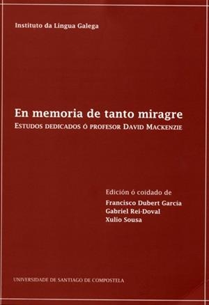 EN MEMORIA DE TANTO MIRAGRE | 9788416183968 | VARIOS AUTORES