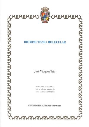 BIOMIMETISMO MOLECULAR | 9788416183111 | VÁZQUEZ TATO, JOSÉ