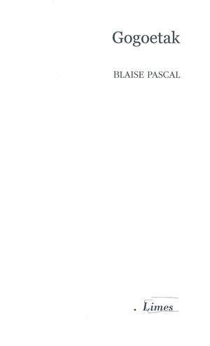GOGOETAK | 9788498601770 | PASCAL, BLAISE