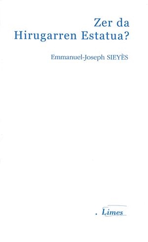 ZER DA HIRUGARREN ESTATUA? | 9788498605785 | SIEYÈS, EMMANUEL JOSEPH