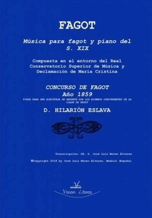 CONCURSO DE FAGOT. AÑO 1859 | 9788417405427 | MATEO ÁLVAREZ, JOSÉ LUIS