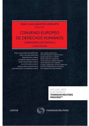 CONVENIO EUROPEO DE DERECHOS HUMANOS | 9788413906294 | LASAGABASTER, IÑAKI