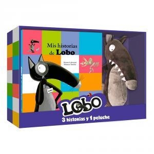 COFRE MIS HISTORIAS DE LOBO CON PELUCHE | 9791039500876 | LALLEMAND, ORIANNE