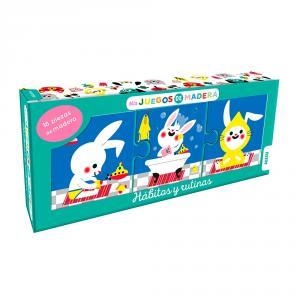 HÁBITOS Y RUTINAS. MIS JUEGOS DE MADERA MEMORIA | 9782733895085