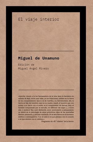 VIAJE INTERIOR, EL | 9788418546167 | DE UNAMUNO, MIGUEL