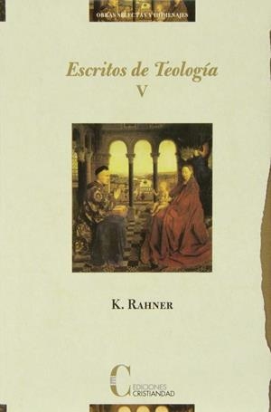 ESCRITOS DE TEOLOGIA TOMO V | 9788470574733 | RAHNER, KARL