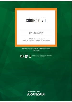 CODIGO CIVIL (31 ED) | 9788413915036 | FERNÁNDEZ URZAINQUI, FRANCISCO JAVIER