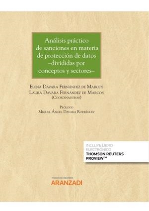 ANALISIS PRACTICO DE SANCIONES EN MATERIA DE PROTECCION DE DATOS | 9788413910321 | DAVARA FERNANDEZ DE MARCOS, LAURA / DAVARA FERNÁNDEZ DE MARCOS, ELENA