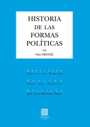 HISTORIA DE LAS FORMAS POLITICAS | 9788413692081 | HINTZE, OTTO